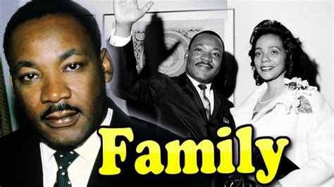 Martin Luther King Jr Family With Daughter,Son and Wife Coretta Scott ...