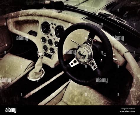 Shelby cobra interior Stock Photo - Alamy