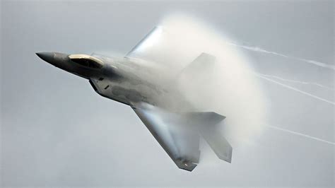 F 22 raptor breaking the sound barrier - sunshinelena