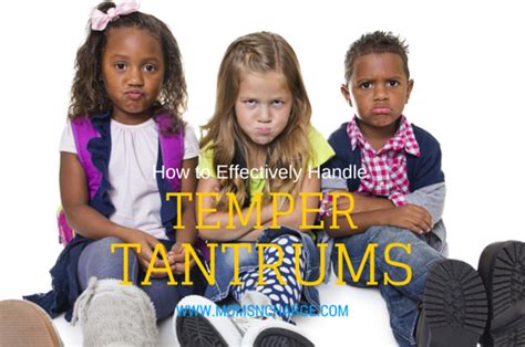 How To Effectively Handle Temper Tantrums – Moms 'N Charge®