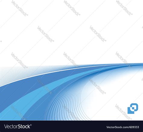 Blue business background template Royalty Free Vector Image