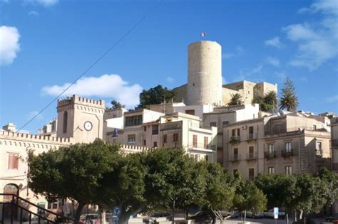 The castle of Salemi in the province of Trapani in Sicily