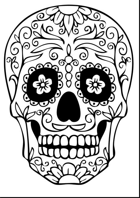Dia De Los Muertos Skull Printable - Printable Word Searches