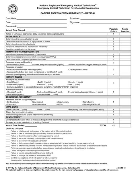 How to Ace the EMT Practical Exam: Mastering the Skill Sheets