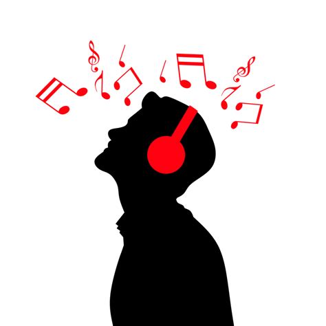 Free homme écoute à la musique silhouette 23234929 PNG with Transparent Background