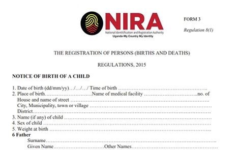 NIRA: What you need to get a Birth Certificate in Uganda – SautiTech