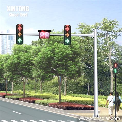 Xintong 4.5m Integrated LED Pedestrian Traffic Light for Crossing Road with Timer - China Light ...