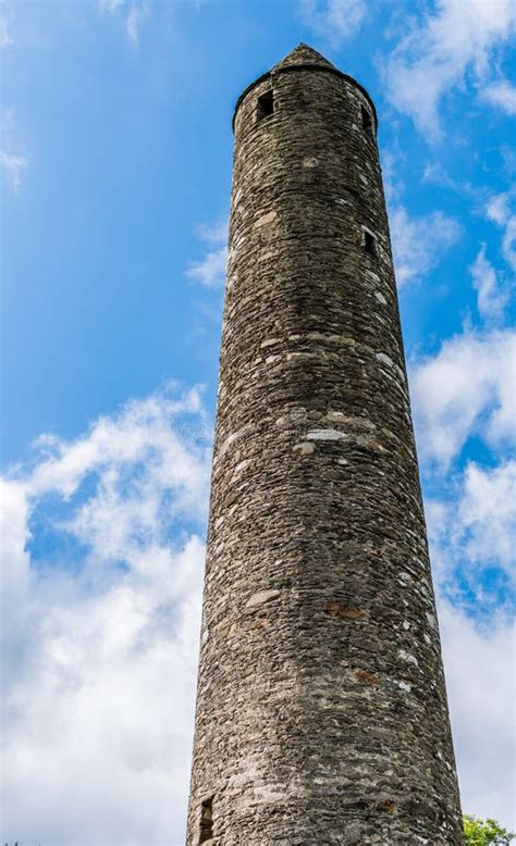 Round Tower in Glendalough, Ireland Stock Photo - Image of landscape, architecture: 95273206