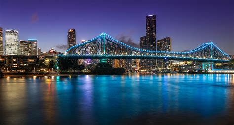 Brisbane Skyline, Story Bridge, Australia