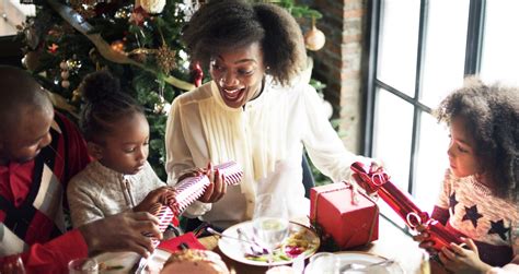 Family celebrating christmas holiday together - Interfaith of The Woodlands