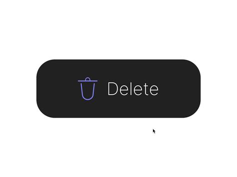 Delete Button by Harshil Bhandari on Dribbble