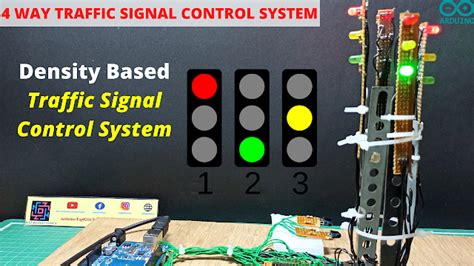 4 Way Traffic Signal Control System Using Arduino and IR Sensor