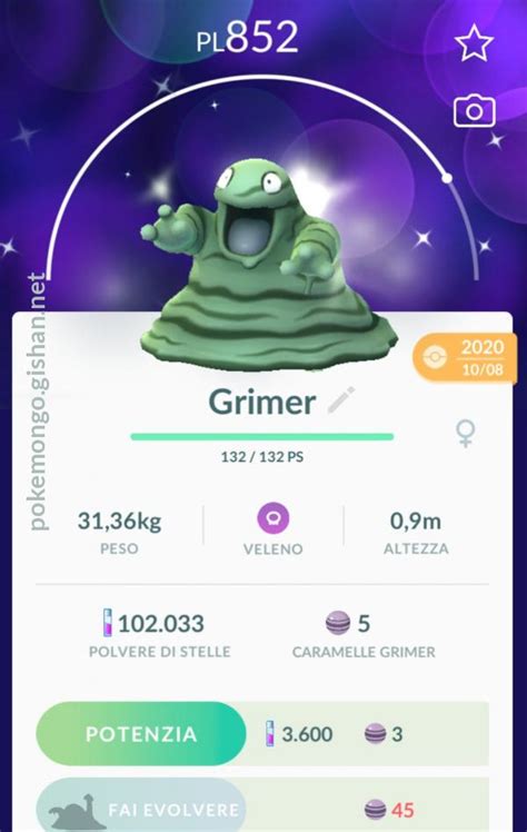 Shiny Grimer - Pokemon Go