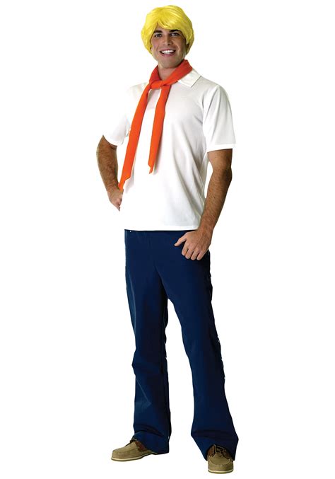 Adult Fred Costume - Adult Scooby Doo Fred Costume