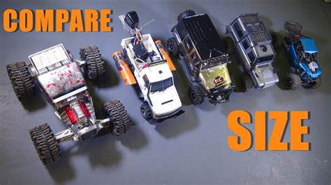 RC ADVENTURES - 15 Size Comparisons - 1/8th Scale Cragsman Jeep JK from ...