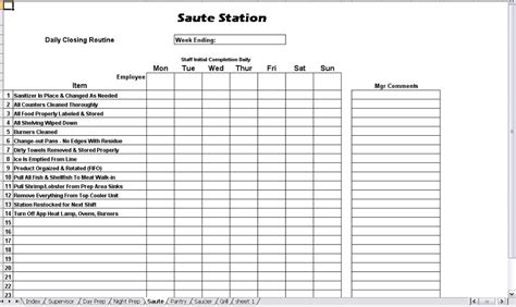 daily prep sheet templates - Google Search | Schedule template, Checklist template, Templates