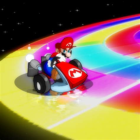 Mario Kart Rainbow Road Meme