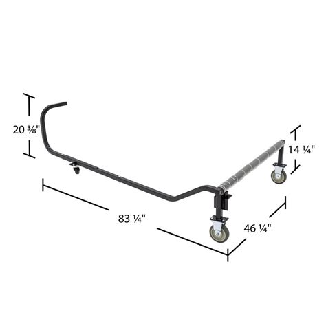 Snowmobile Dolly with Wheels - Black Ice | Discount Ramps