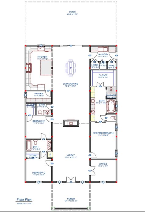 Barndominium Duplex Plans