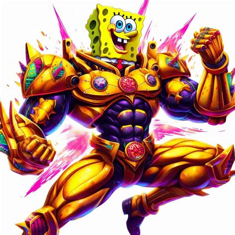 spongebob as a jojo character : r/weirddalle