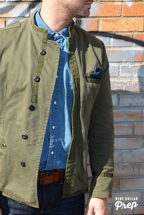 ARMY GREEN + DENIM – BlueCollarPrep | Versatile Menswear Style Blogger