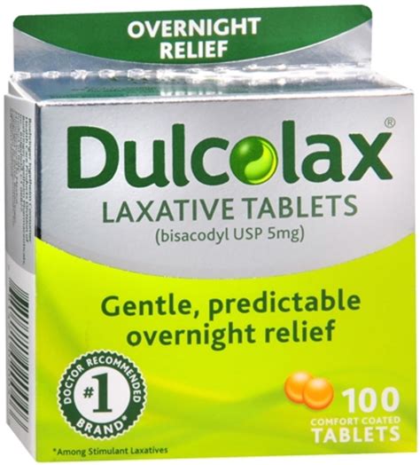 Dulcolax Tablets 100 Tablets (Pack of 6) - Walmart.com