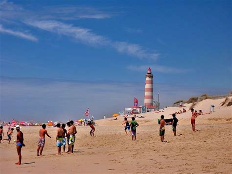 Aveiro lighthouse, the second-largest in Europe, watches over Barra - Portugal