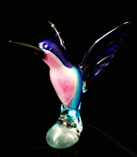 Large Dark Blue Hummingbird* – Store – Gift of Glass