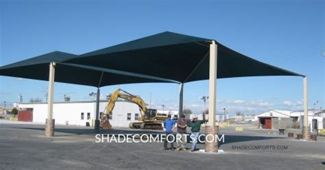 Custom Shade Canopies - Permanent Tension Fabric - Commercial