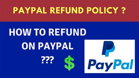 paypal Refund Policy & How to Refund Money on Paypal - YouTube