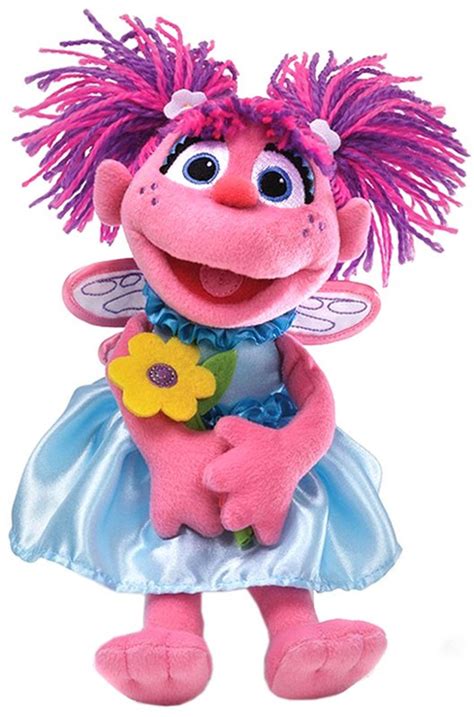 Sesame Street Abby Cadabby 11 Plush with Flower Gund - ToyWiz