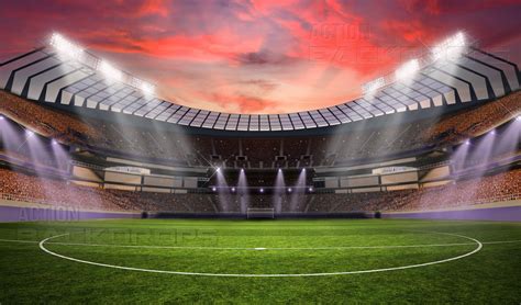 Digital Backdrop Photography Soccer Stadium PURPLE SUNSET - Etsy