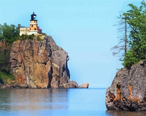 Lighthouse Of North Shore Minnesota - Diamond Painting ...