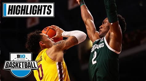 Michigan State at Minnesota | Big Ten Men's Basketball | Highlights ...