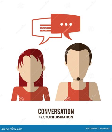 Conversation icons design stock vector. Illustration of design - 63368679