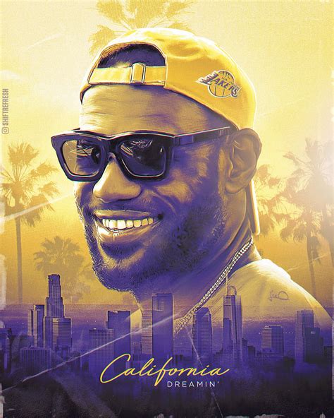 Lebron James Lakers NBA Wallpaper / Poster by skythlee on DeviantArt