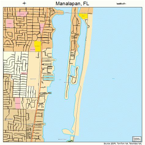 Manalapan Florida Street Map 1242700