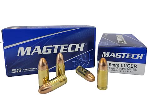 Magtech Ammunition 9mm Luger 124 Grain FMJ - SSP Firearms