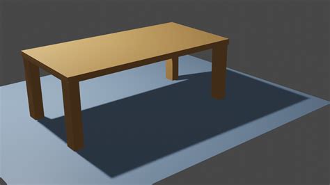 ArtStation - Simple 3d Table | Resources