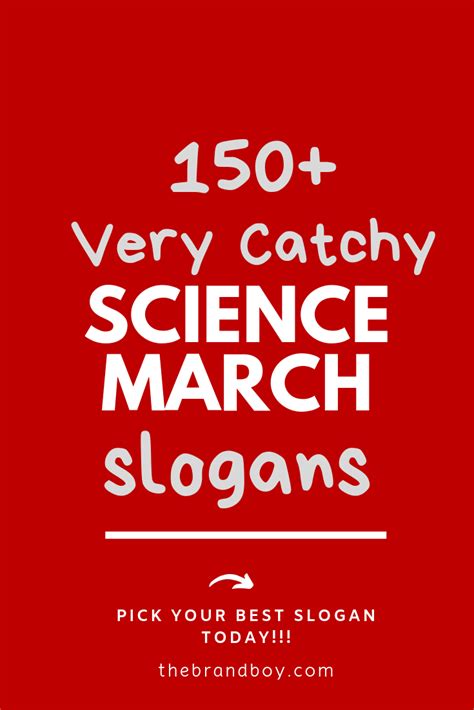 150+ Catchy Science March Slogans and t-shirt Quotes | March for science, Slogan, Best slogan