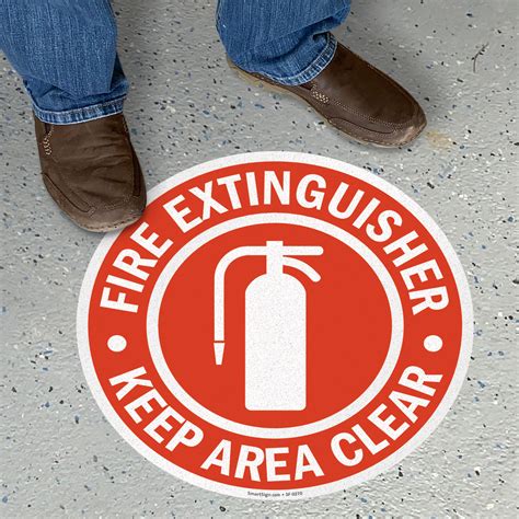 Fire Extinguisher Floor Signs - MySafetySign.com