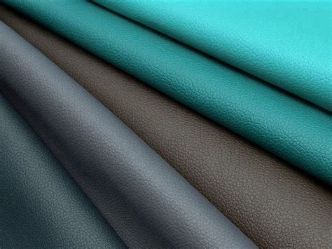 several different colors of leather are shown in close up view ...