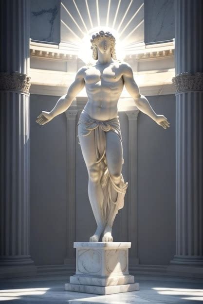 Premium AI Image | Statue of Apollo