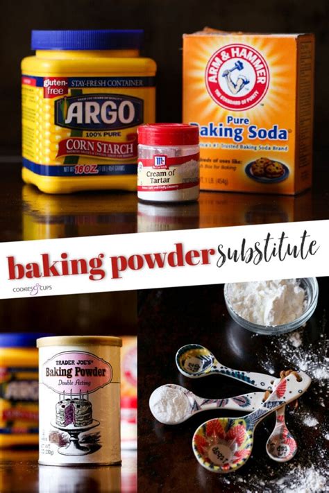 Easy Baking Powder Substitute | Cookies and Cups