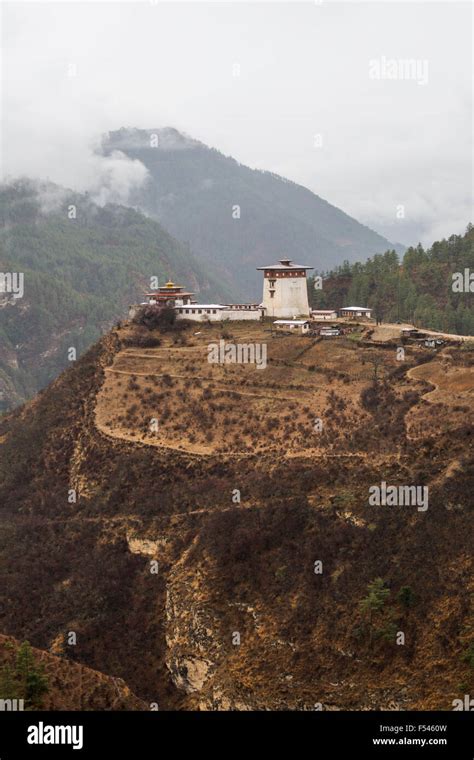 Dobji Dzong, road to Haa, Bhutan Stock Photo - Alamy