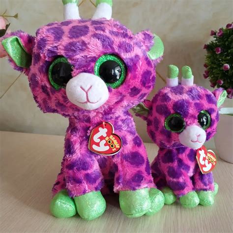 Gilbert giraffe TY BEANIE BOOS 2PC 15cm and 25CM 10" Plush Toys Stuffed ...