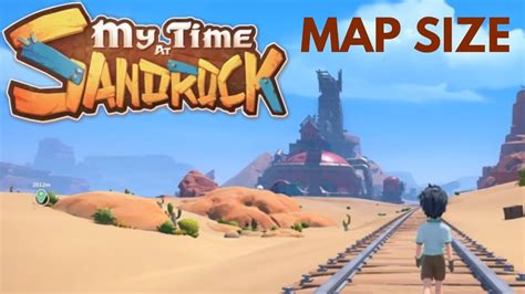 HOW BIG IS THE MAP in My Time at Sandrock? Walk Across the Map - YouTube