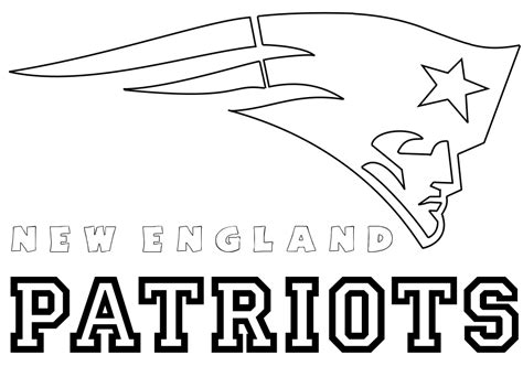 Patriots Black And White Logo