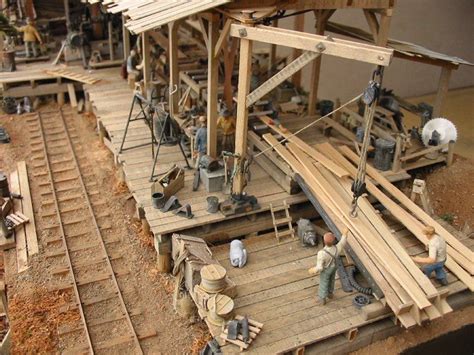 http://www.modvid.com.au/html/body_steve_pettit_-_sawmill.html | Ho model trains, Model trains ...