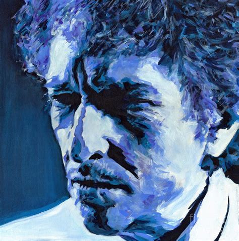 BOB DYLAN Portrait Painting by Tanya Filichkin | Fine Art America